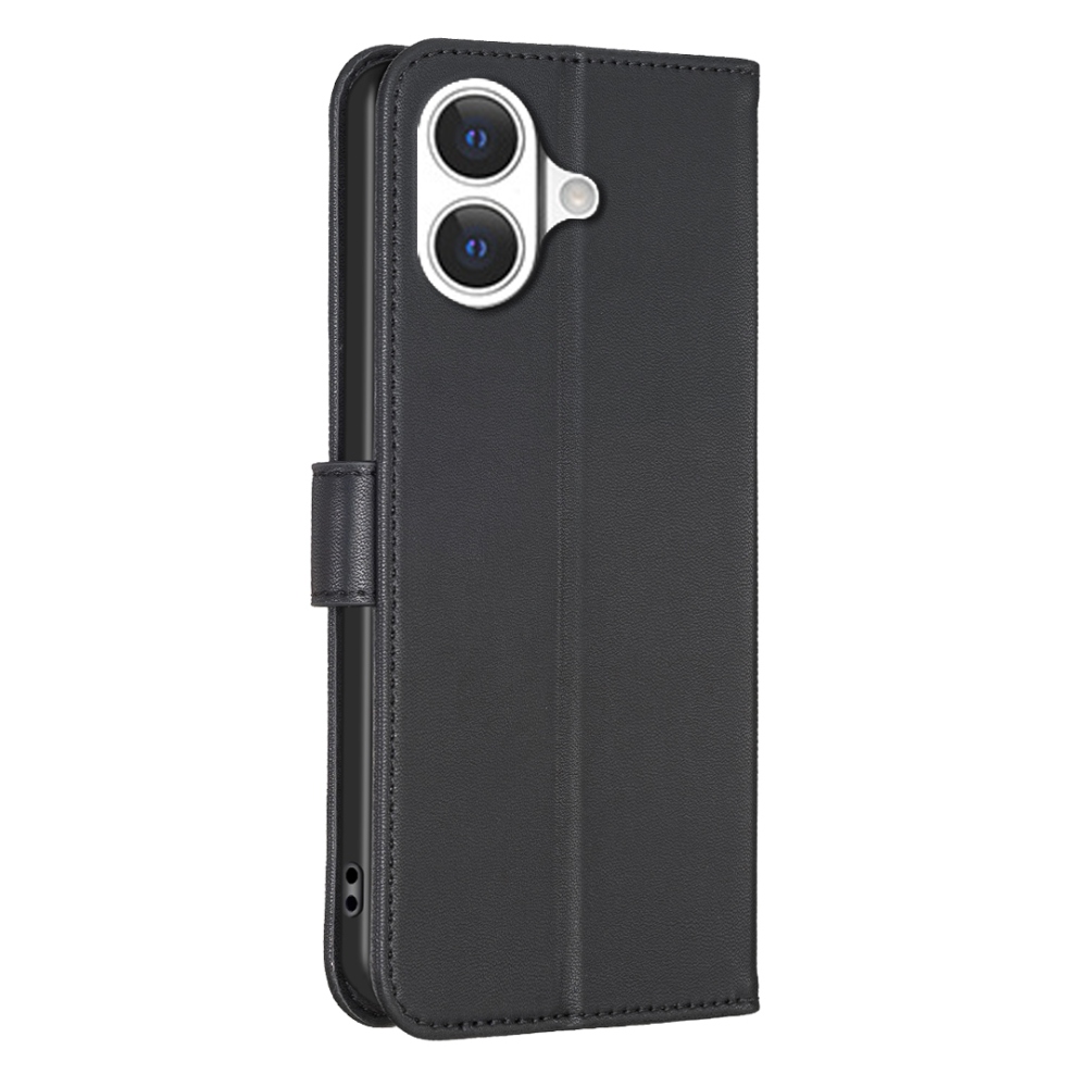 Clover könyvtáska iPhone 17 készülékhez - fekete