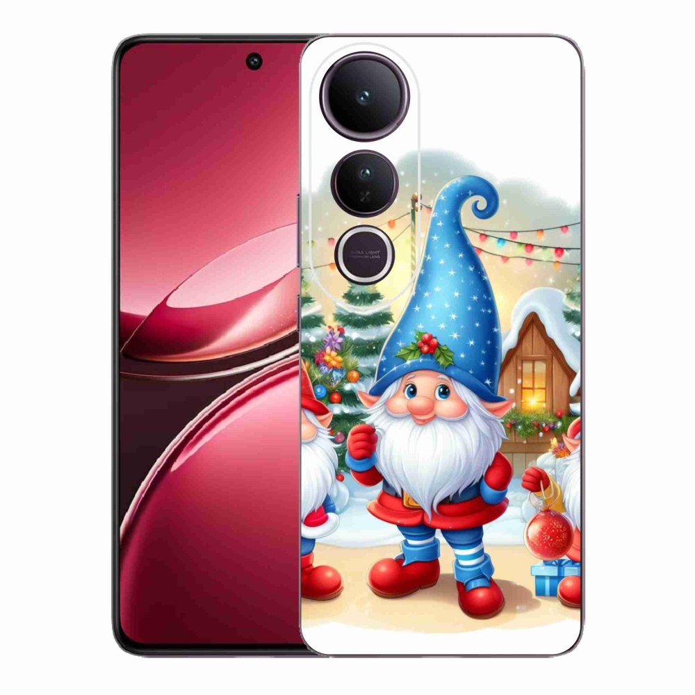 Gél borítás mmCase a Vivo V50 Lite 4G/5G készülékhez - Karácsonyi manók