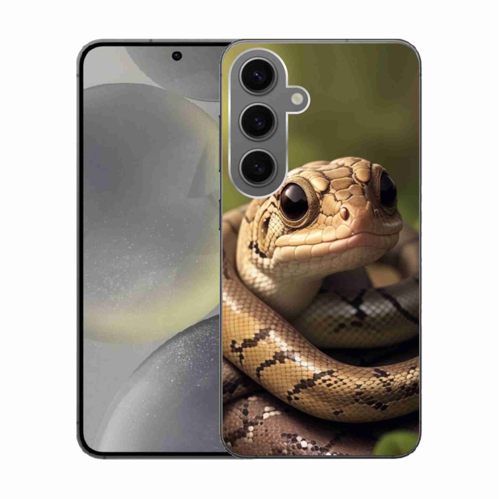 Zselés borítás mmCase Samsung Galaxy S24 készülékhez - kígyó 1