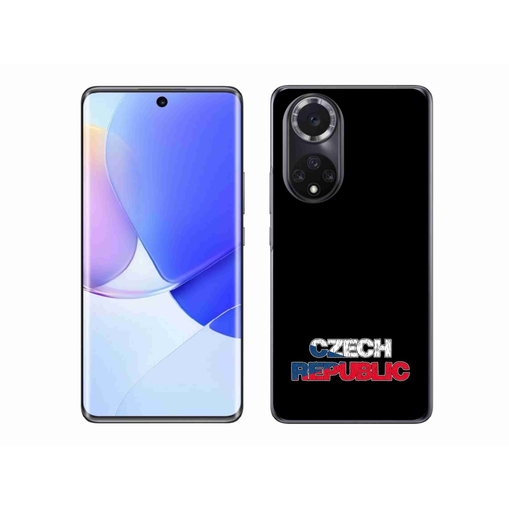Gél borítás mmCase a Huawei Nova 9 készülékhez - Csehország fekete háttér