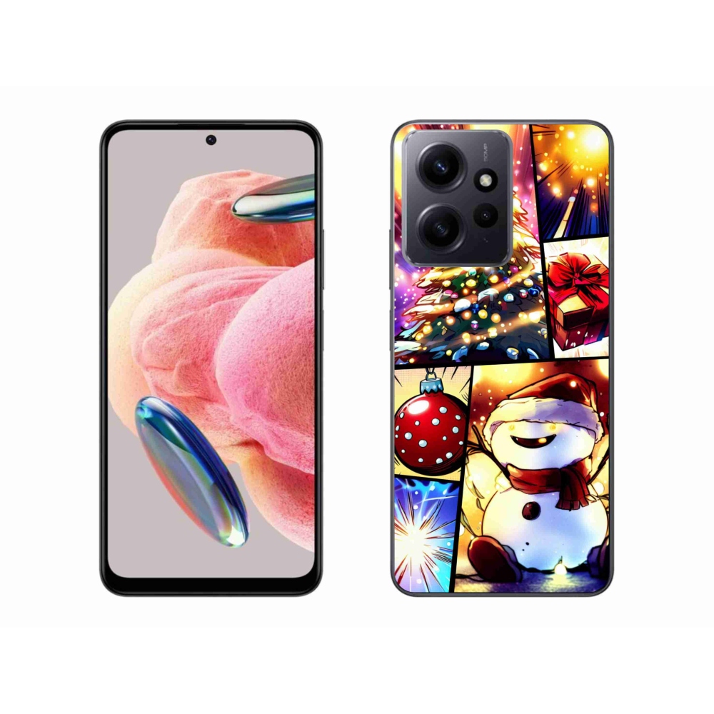 Gél borító mmCase a Xiaomi Redmi Note 12 4G-hez - karácsonyi motívumok 1