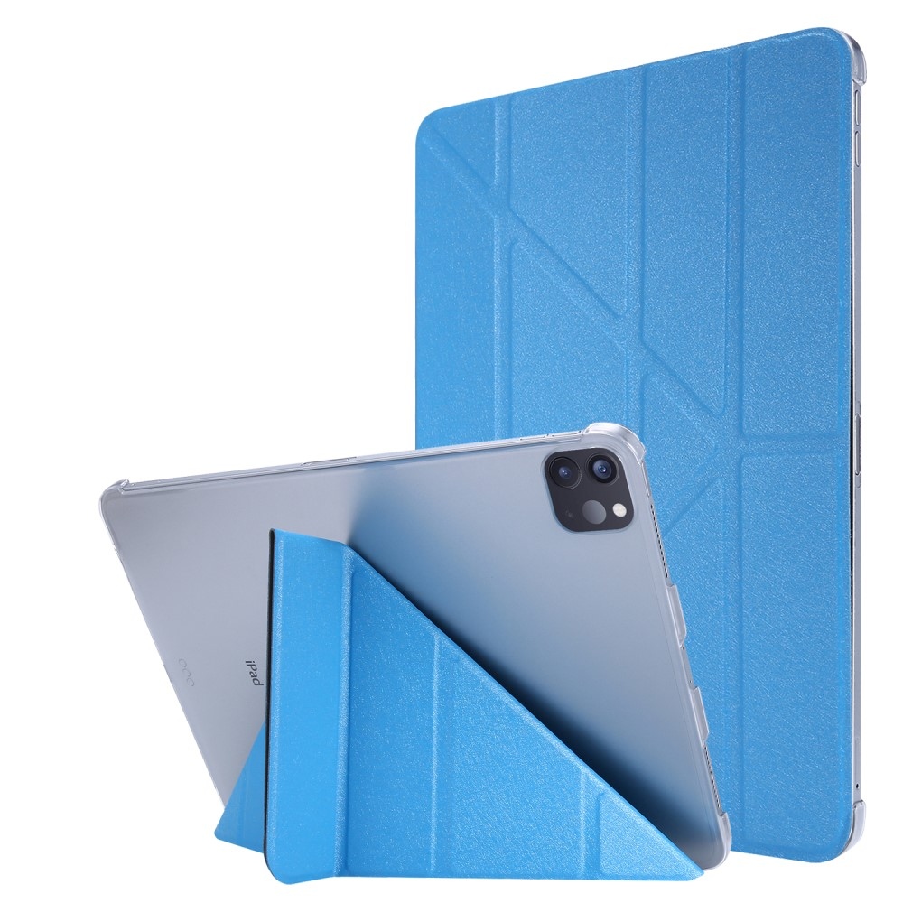 Origami okos tok iPad Pro 12.9 (2020/21/22) - világoskék színű
