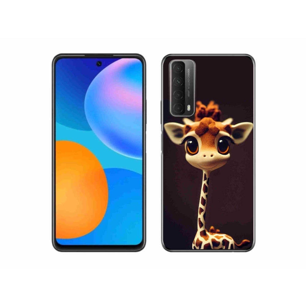 Gél védőhuzat mmCase a Huawei P Smart (2021) - kis zsiráfhoz