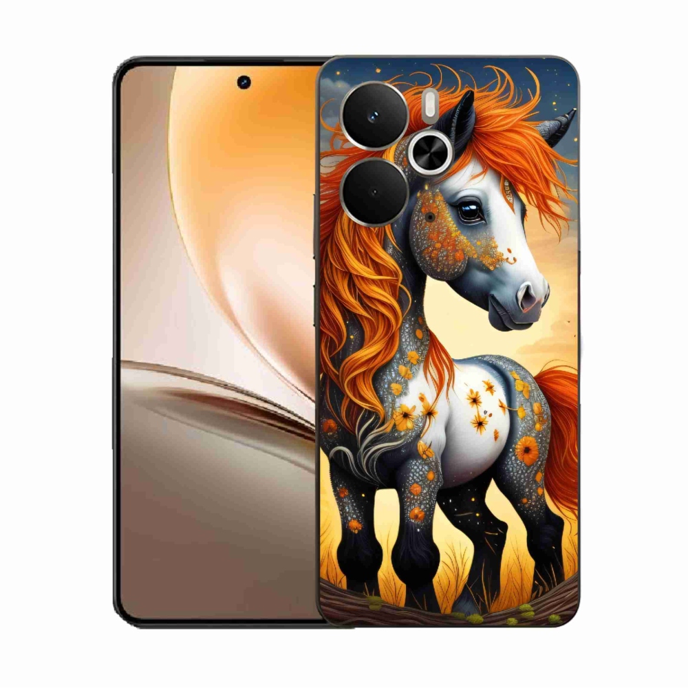 Gél borítás mmCase a Realme 14 5G készülékhez - színes póni