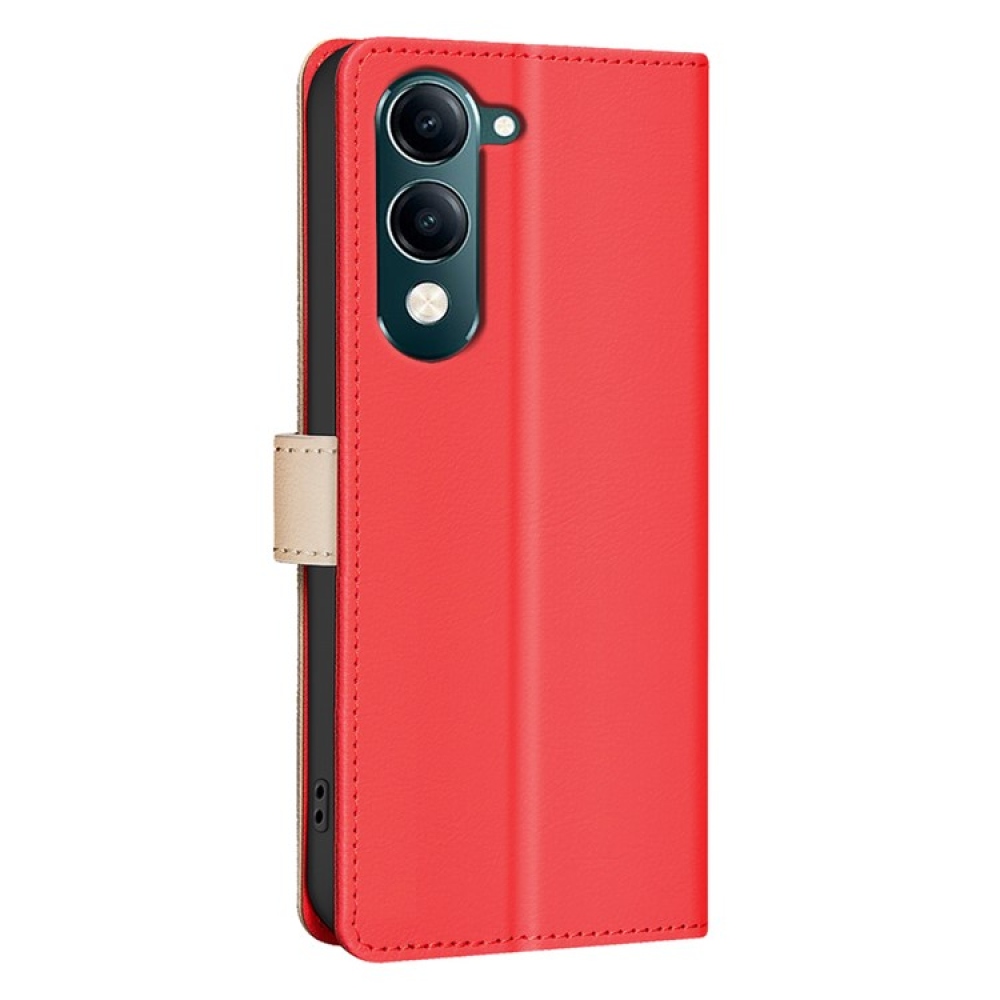 BNF DUO könyvtáska Vivo Y29s 5G-hez - piros