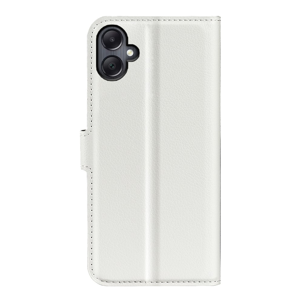 Litchi könyv tok Samsung Galaxy A06 4G - fehér