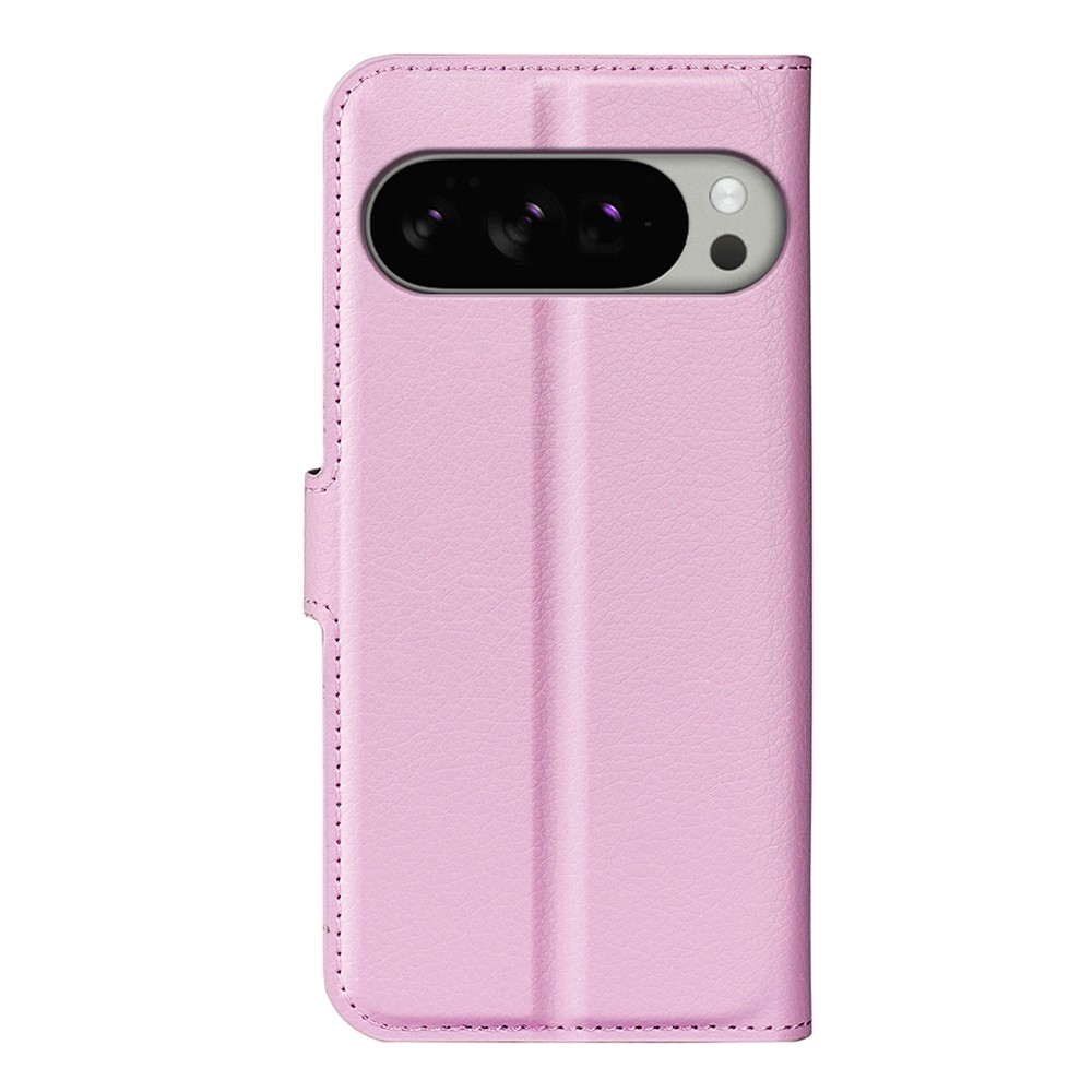 Litchi könyv tok a Google Pixel 10 Pro XL-hez - rózsaszínű