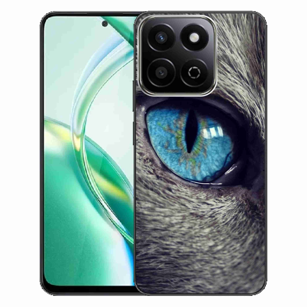 Zselés borító mmCase a Honor 200 Smart 5G készülékhez - kék macskaszem