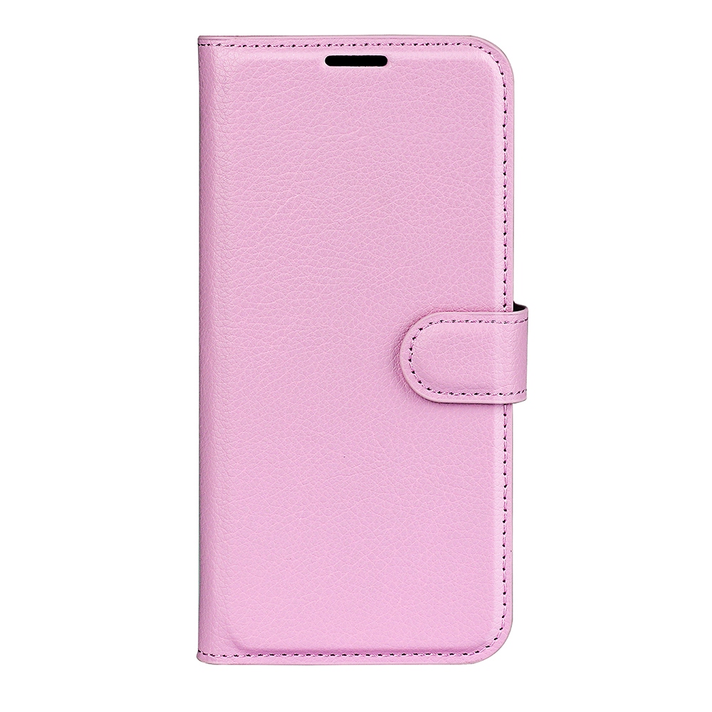 Litchi könyvtáska iPhone 17 Air készülékhez - rózsaszín