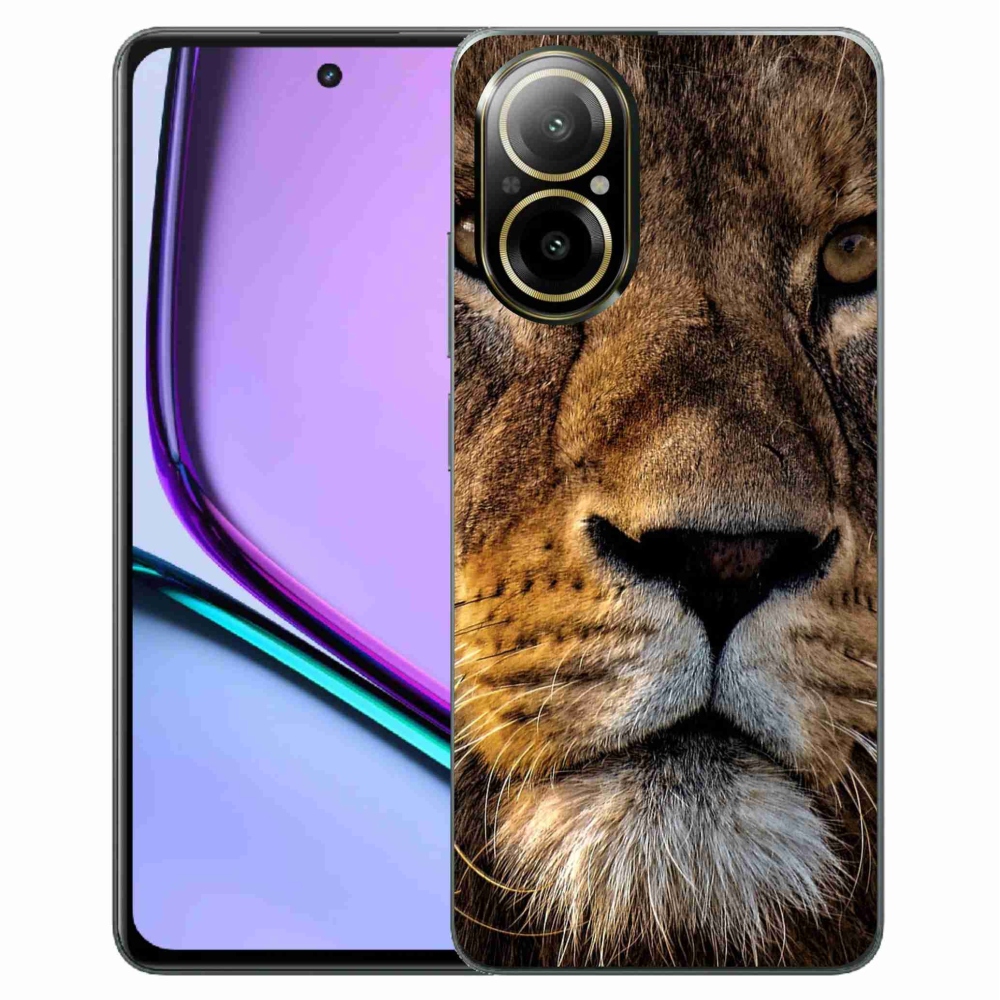 Gél tok mmCase a Realme C67 készülékhez - oroszlán