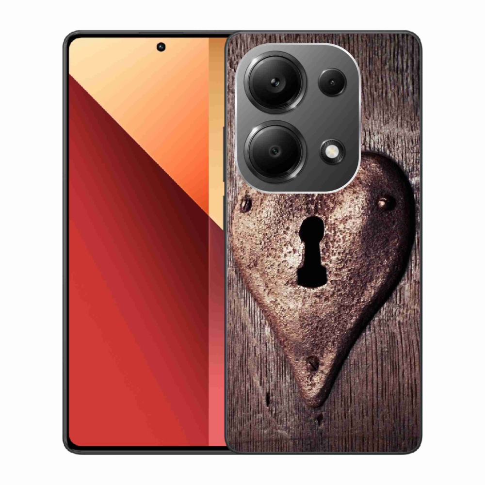 Gél borítás mmCase a Xiaomi Redmi Note 13 Pro 4G/Poco M6 Pro számára - szív alakú zárral