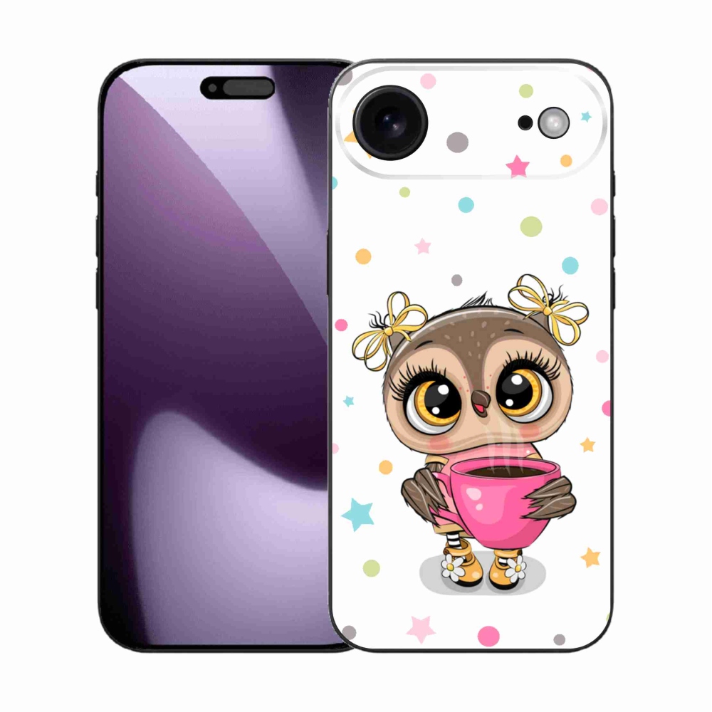 Gél borítás mmCase iPhone 17 Air készülékhez - rajzfilm bagoly