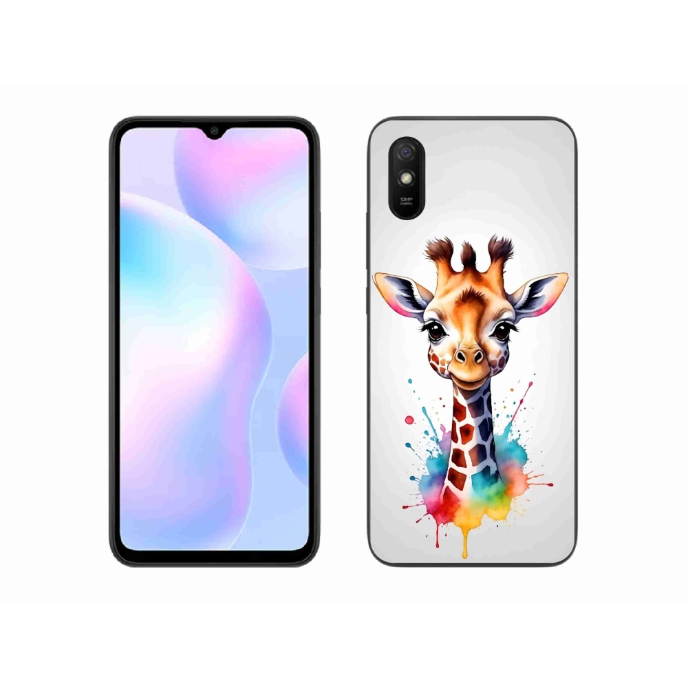 Gél borítás mmCase a Xiaomi Redmi 9AT-hoz - zsiráf 1