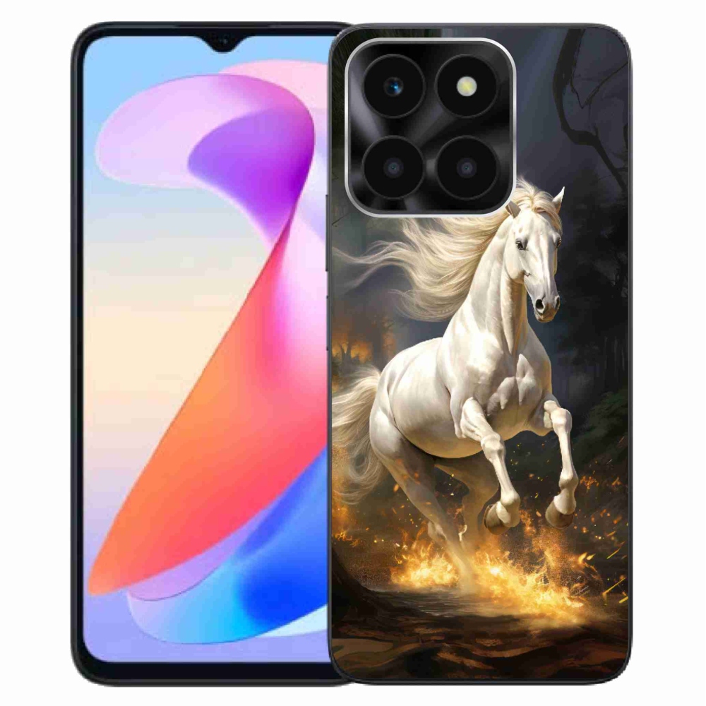 Zselés borítás mmCase a Honor X6a készülékhez - fehér ló 2