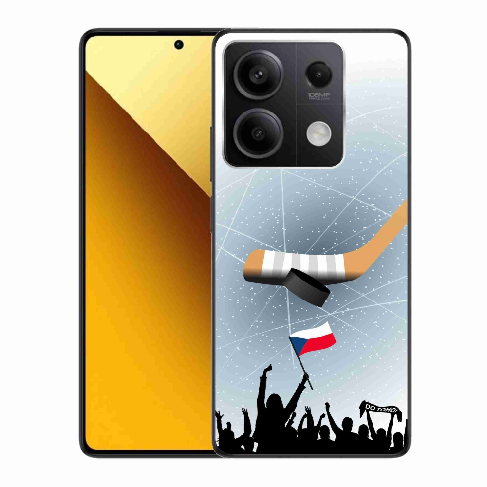 Gél borítás mmCase a Xiaomi Redmi Note 13 5G-hez - hoki rajongók számára