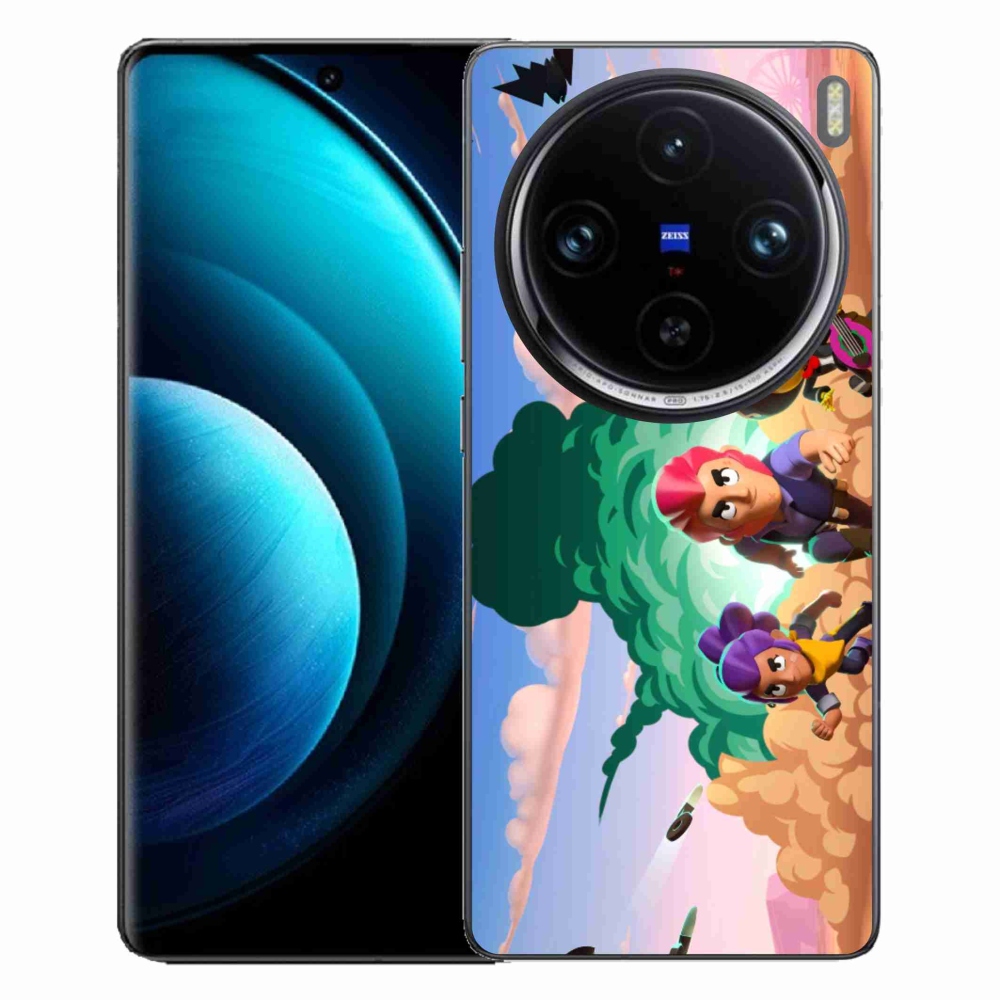 Zselés borítás mmCase a Vivo X100 Pro 5G-hez - verekedős csillagok