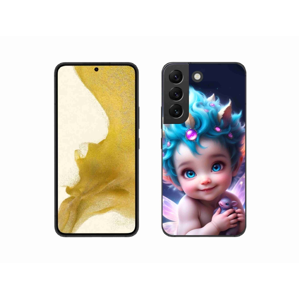 Gél borítás mmCase Samsung Galaxy S22 5G - baba pillangószárnyakkal