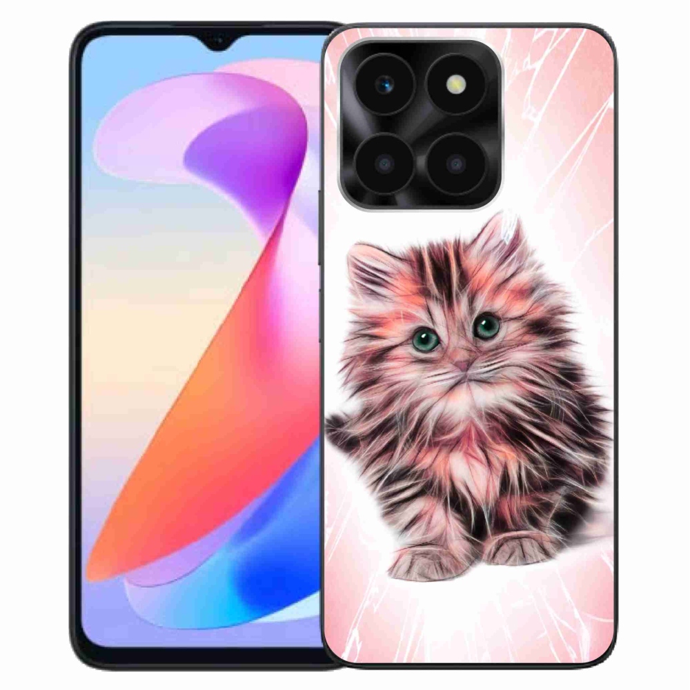 Gél borítás mmCase a Honor X6a számára - aranyos cica