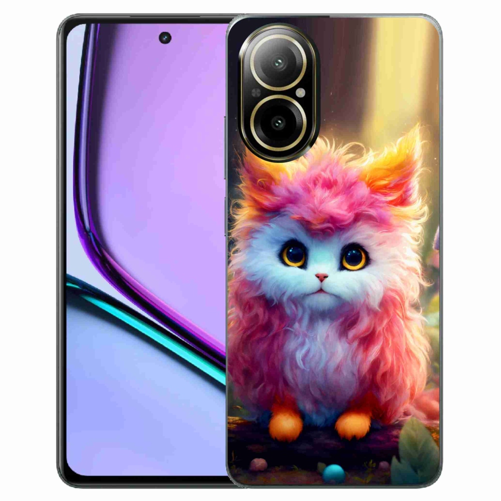 Gél borító mmCase a Realme C67 készülékhez - aranyos cica 5