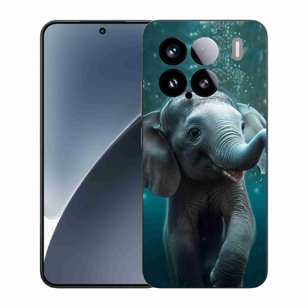 Gél borító mmCase a Xiaomi 15 - elefánt a víz alatt