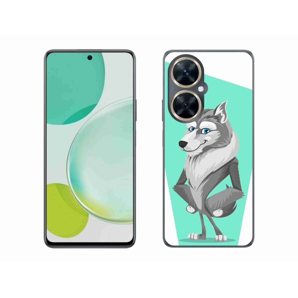 Gél borítás mmCase a Huawei Nova 11i készülékhez - rajzfilm farkas