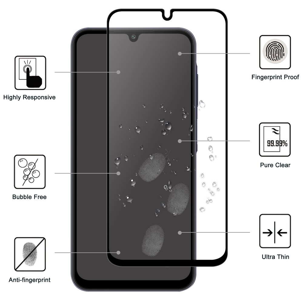 Teljes képernyő edzett üveg a Samsung Galaxy A26 5G-nél