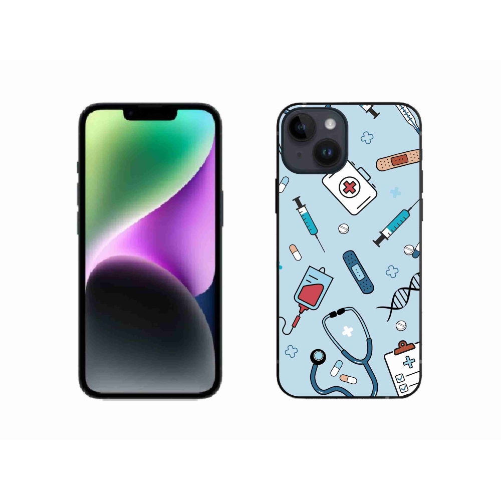 Zselés borítás mmCase iPhone 14 készülékhez - egészség 1