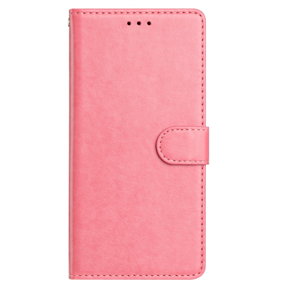 Vérrögök könyv tok Samsung Galaxy S25-hez - rózsaszín