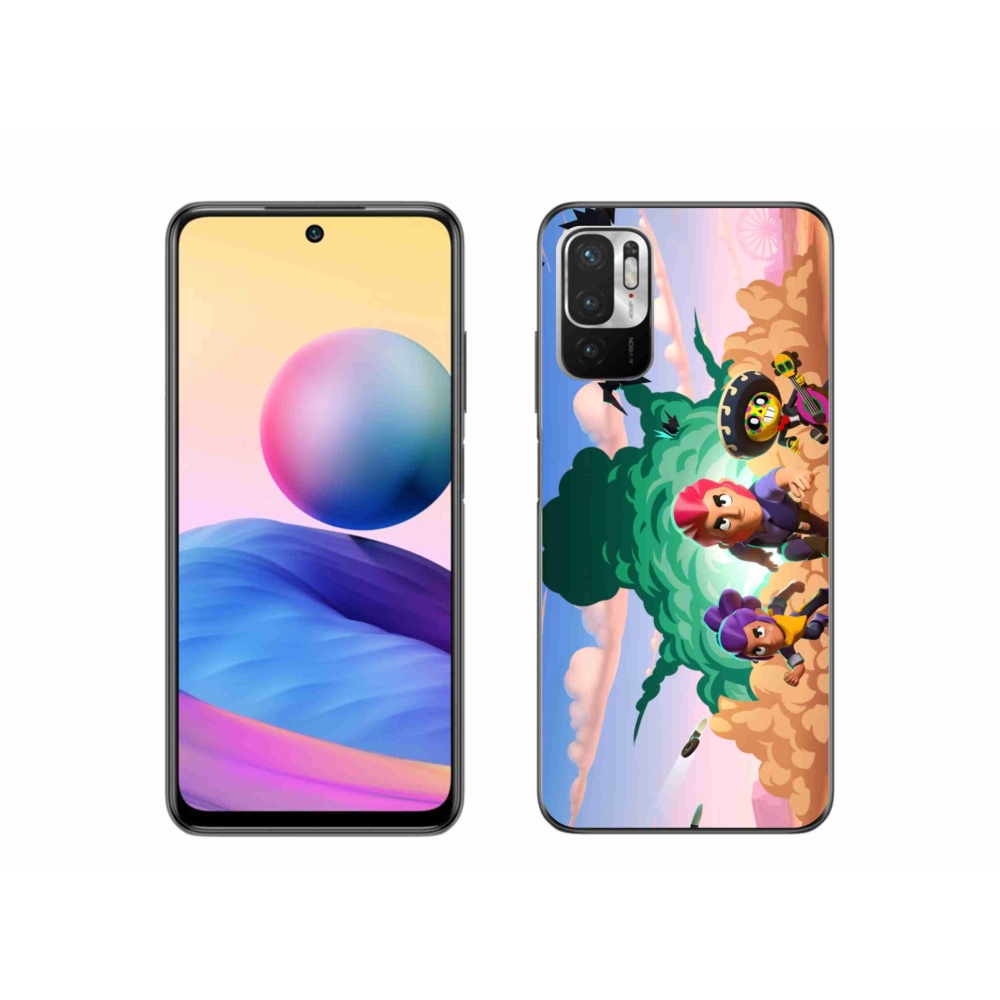 Gél borítás mmCase a Xiaomi Poco M3 Pro/5G-hez - verekedés csillagok