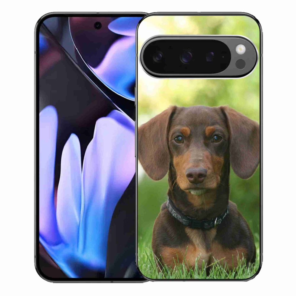 Gél tok mmCase a Google Pixel 9 Pro XL-hez - barna tacskó