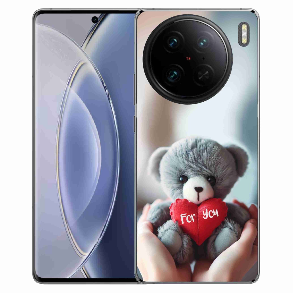 Gél borítás mmCase a Vivo X90 Pro-n - mackó a szerelmeseknek