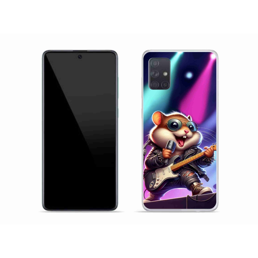 Gél borítás mmCase Samsung Galaxy A51 készülékhez - hörcsög hintaló