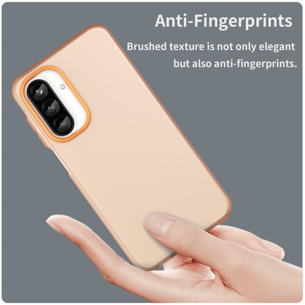 Candys matt zselés tok Samsung Galaxy A26 5G - narancssárga színben