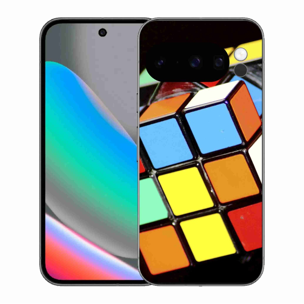 Gél borítás mmCase a Google Pixel 10 Pro számára - Rubik-kocka