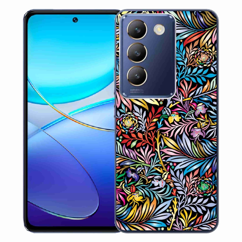 Gél borító mmCase a Vivo V40 SE 4G/5G készülékhez - virágok 5