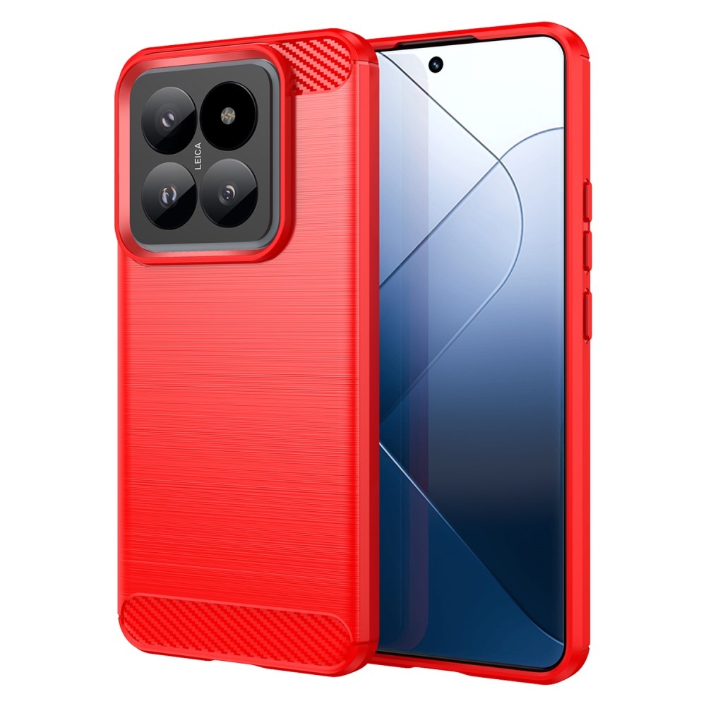 Szénálló zselés tok Xiaomi 14 Pro - piros