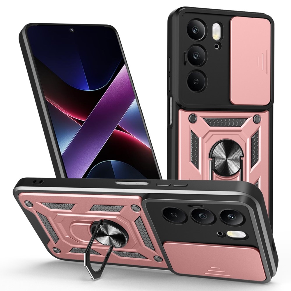 Csúszásálló borítás a Realme 14x 5G/Realme C75 készülékhez - rózsaarany