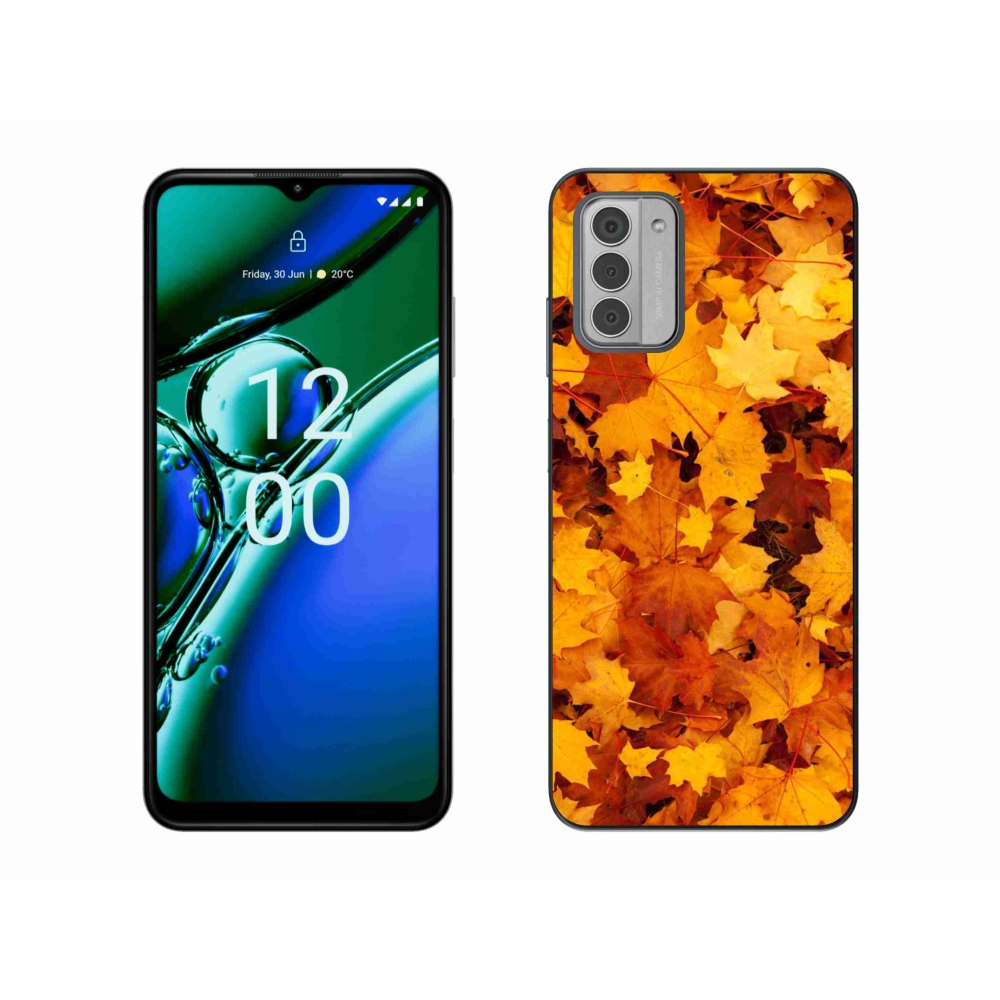 Zselés borítás mmCase a Nokia G42 készülékhez - juharlevelek