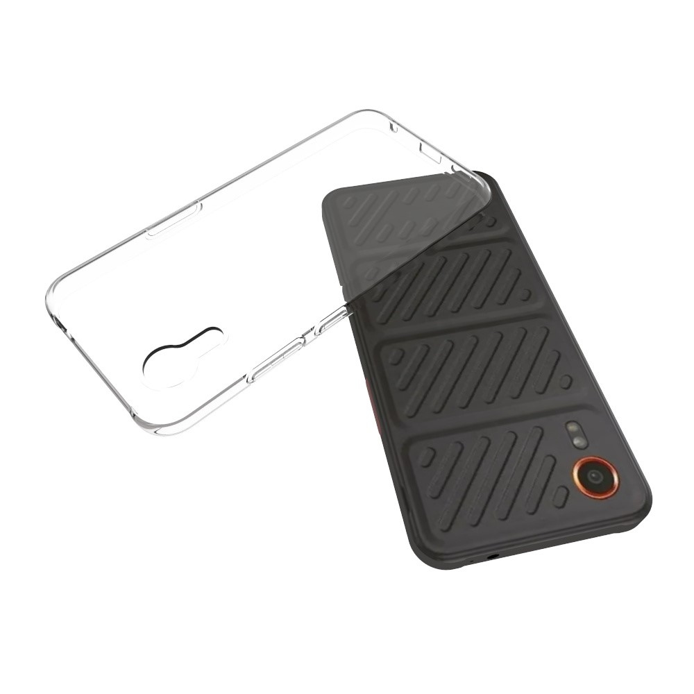 Átlátszó zselés tok Samsung Galaxy Xcover 7 készülékhez - átlátszó