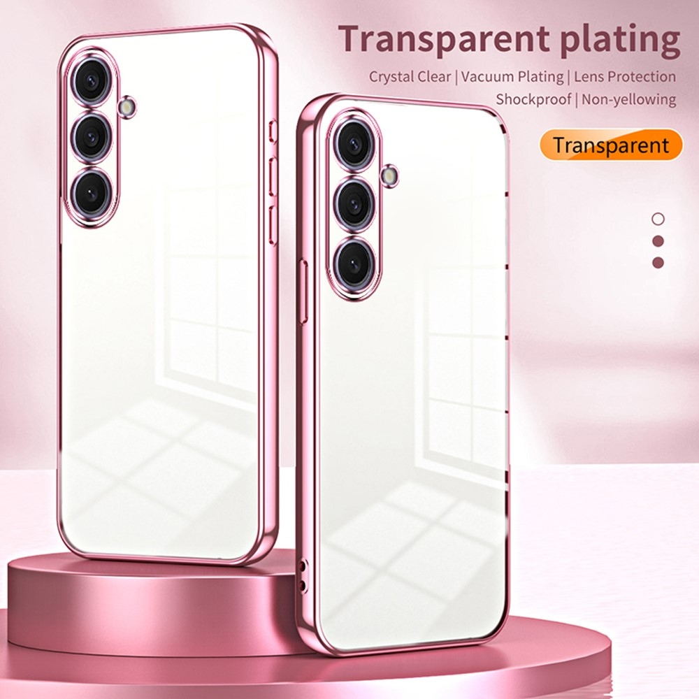 Elektro-gél tok Samsung Galaxy S25+ készülékhez - rózsaszín