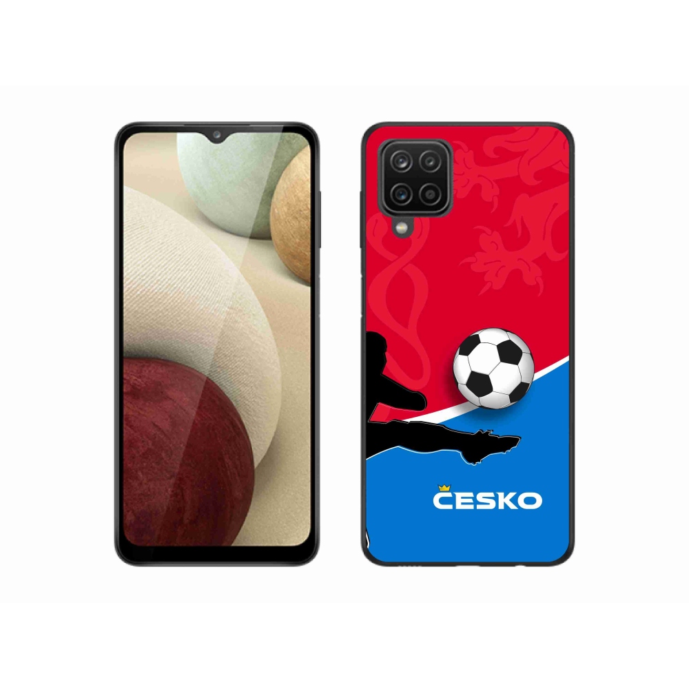 Gél borítás mmCase Samsung Galaxy A12 - Soccer Csehország 2