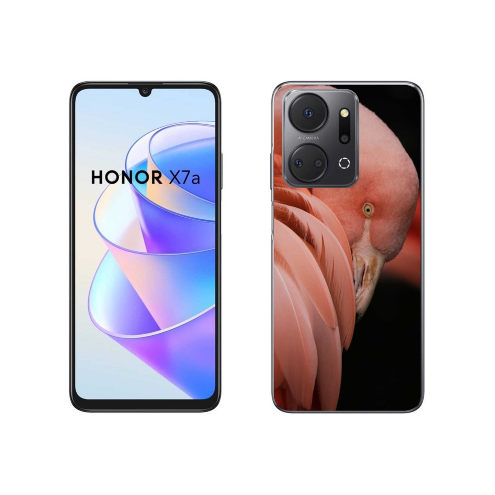 Zselés borítás mmCase a Honor X7a készülékhez - flamingó 3