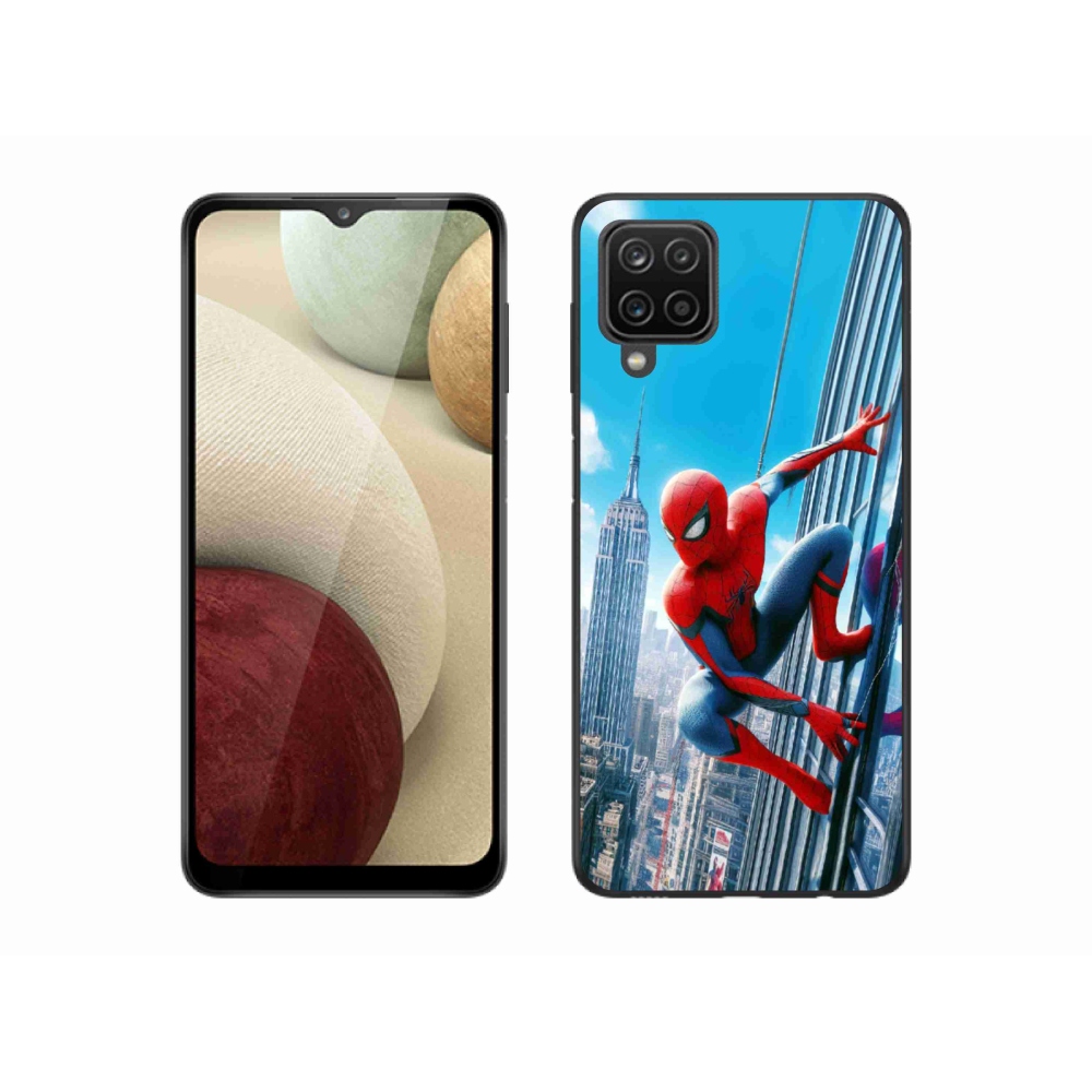 Gél borítás mmCase Samsung Galaxy A12 készülékhez - pókember