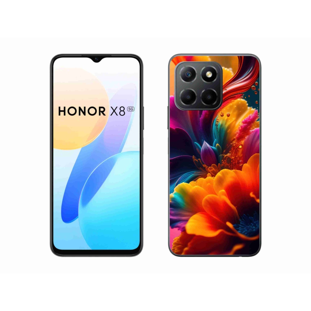 Zselés borítás mmCase a Honor X8 5G számára - absztrakt motívum 2