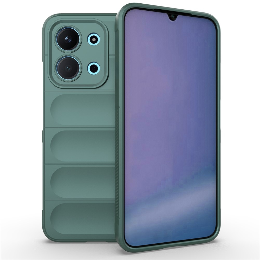 Rugg tartós gél tok Xiaomi Redmi 15C 4G (171mm)/Poco C85 4G (171mm) - zöld