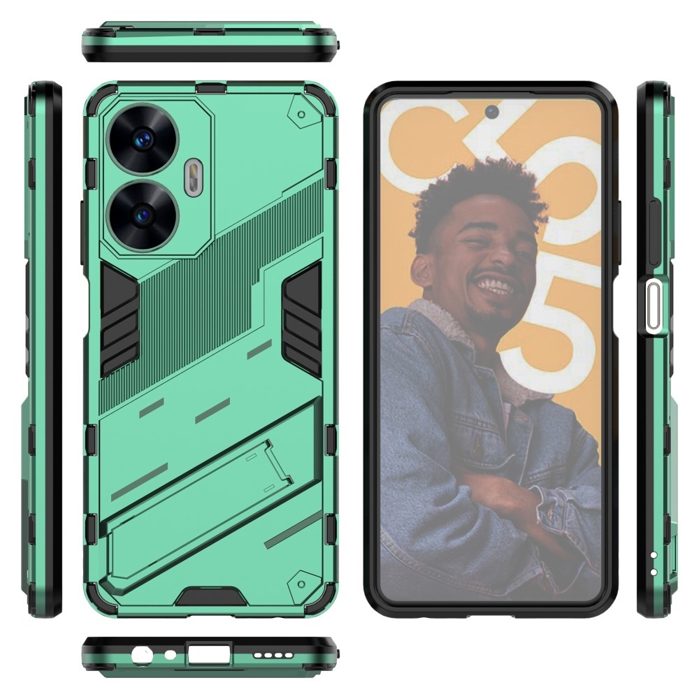Tartós borítás a Realme C55 készülékhez - zöld