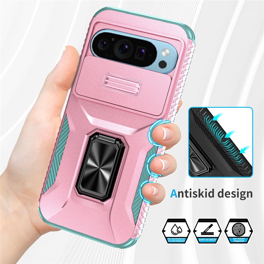 Tartós fedő a Google Pixel 10 Pro/9 Pro/9 készülékhez - rózsaszín/kék/zöld