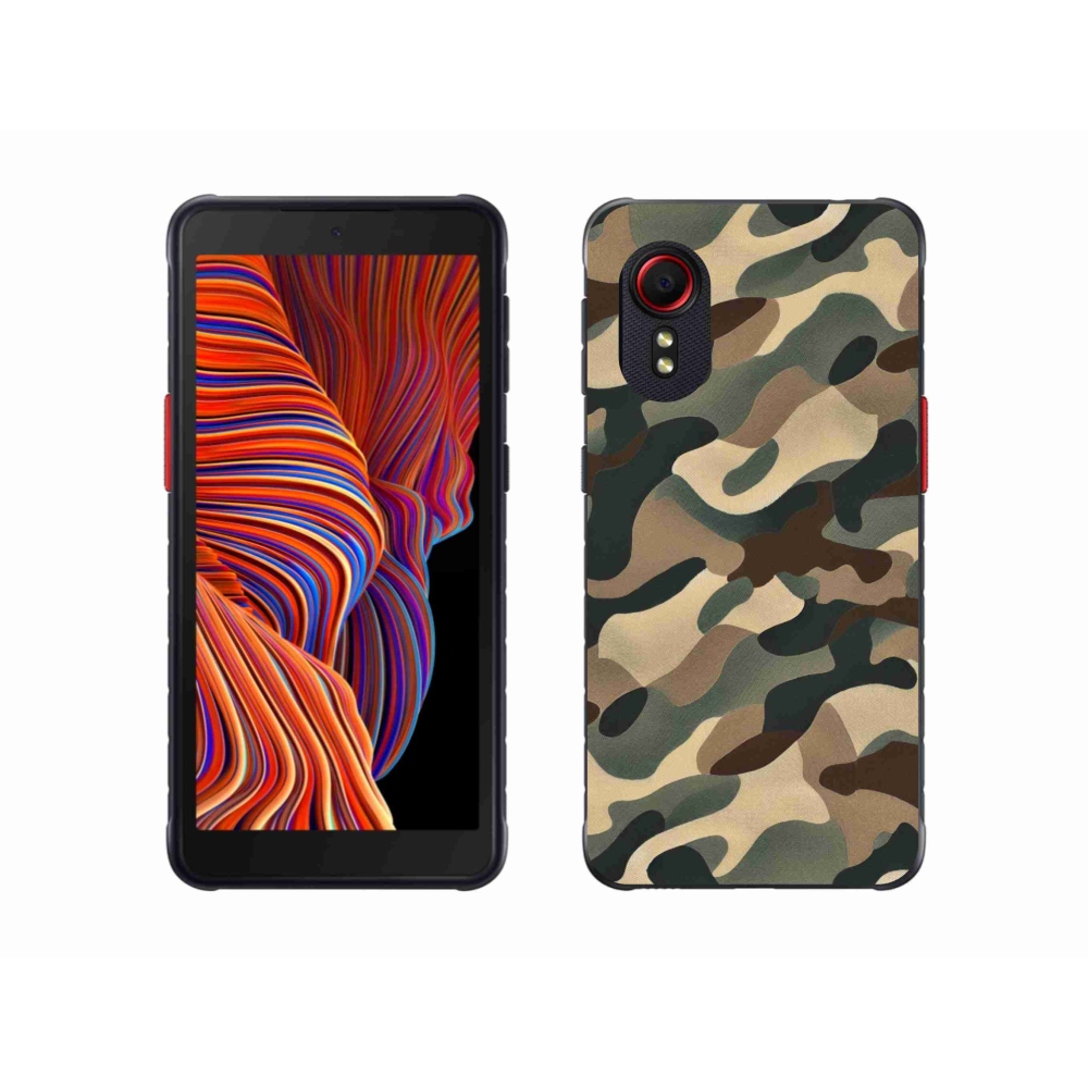 Zselés borítás mmCase Samsung Galaxy Xcover 5 készülékhez - terepszínű minta 11
