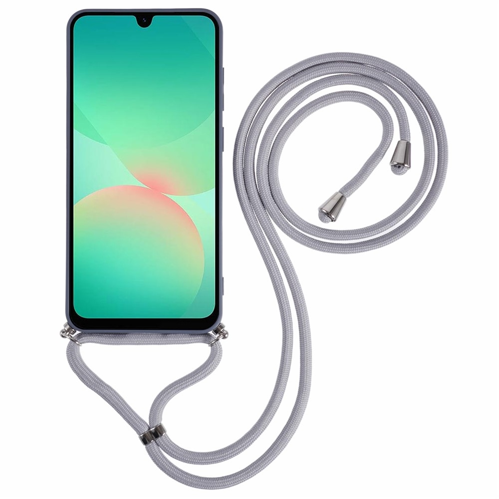 Bélelt zselés tok húzózsinórral Samsung Galaxy A17 5G - szürke