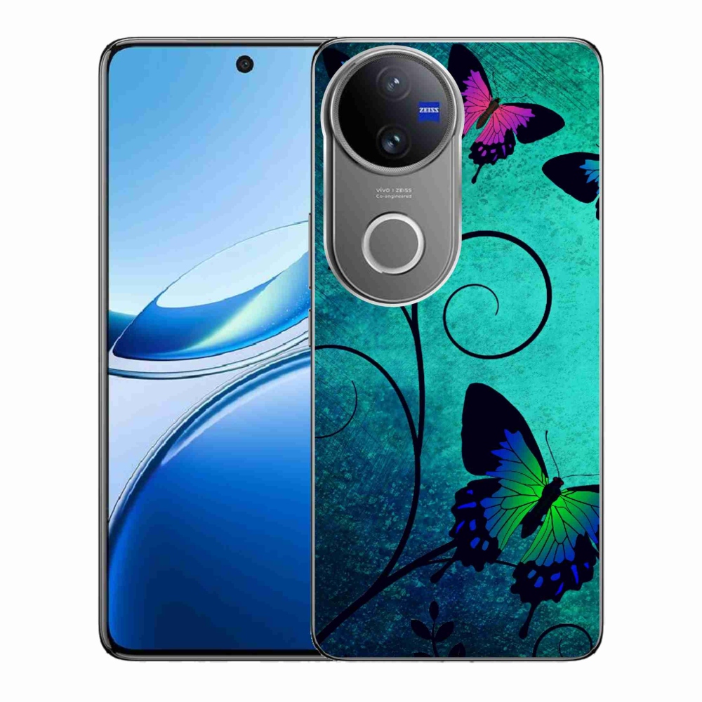 Gél borító mmCase a Vivo V50 5G készülékhez - színes pillangók